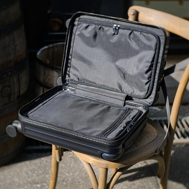 最大42% 4/22限定 カーゴ スーツケース 機内持ち込み LCC SSサイズ 22L コインロッカー フロントオープン 静音キャスター ストッパー CARGO CAT235LY 2年保証 | TORIO | 14