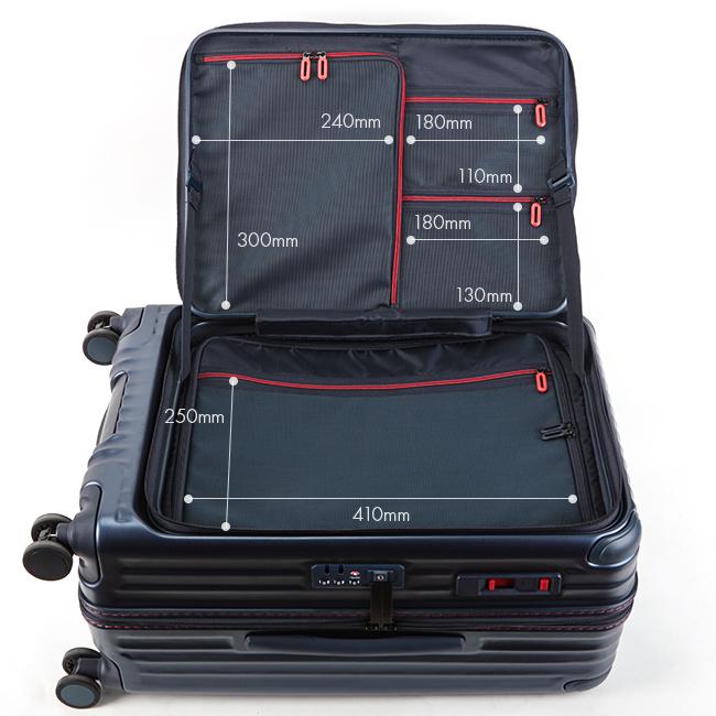 最大51% 1/19限定 カーゴ スーツケース Mサイズ 60L フロントオープン ブックオープン 静音キャスター ストッパー 軽量 中型 CARGO CAT648LY 2年保証 | TORIO | 14