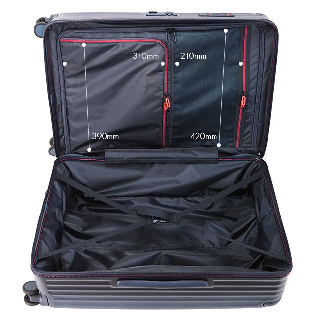 最大51% 8/18限定 カーゴ スーツケース LLサイズ 100L フロントオープン ブックオープン 静音 ストッパー 大型 軽量 無料受託 CARGO CAT738LY 2年保証 | TORIO | 13
