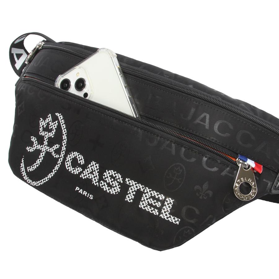 CASTELBAJAC ショルダーバッグ ボディバッグ モノグラム柄 黒 未使用 CASTELBAJAC（カステルバジャック） バッグ ショルダーバック メンズ