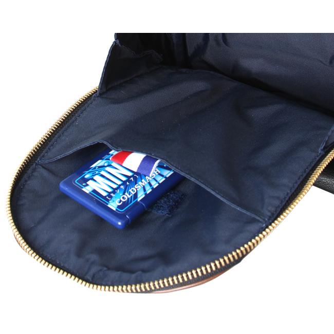 【極美品】カステルバジャック　ルポ　ボディバッグ　スリング　ビッグロゴ　ネイビー 極美品】カステルバジャック ルポ ボディバッグ スリング