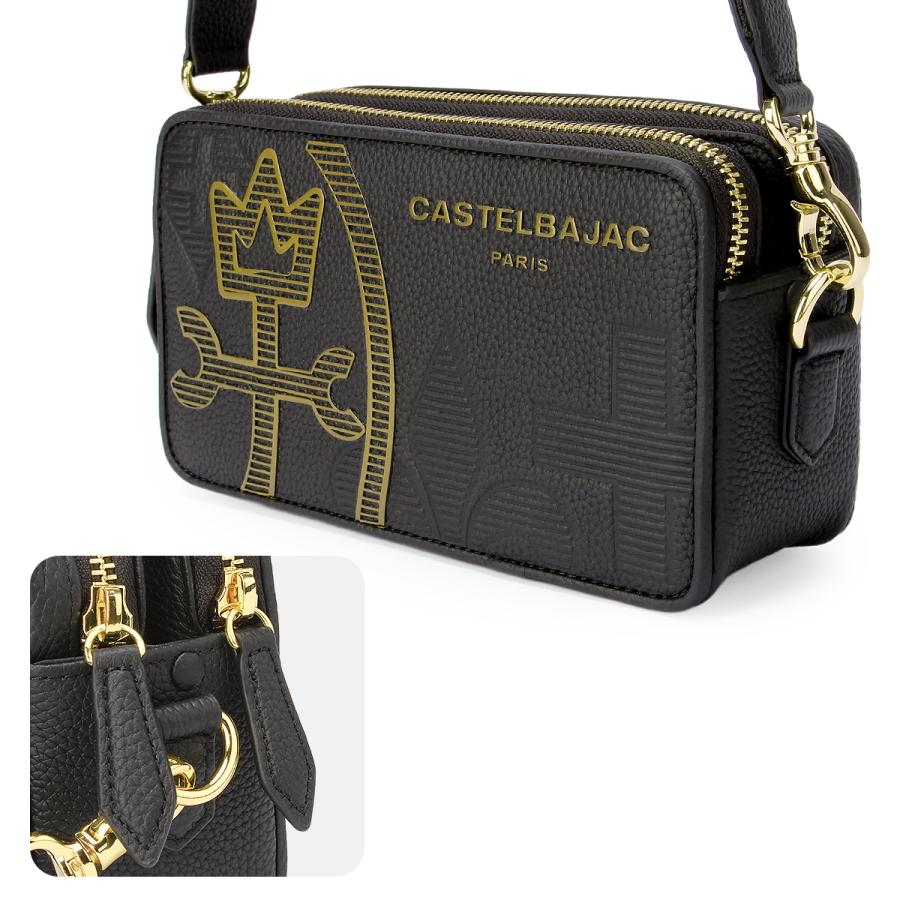 カステルバジャック ショルダーバッグ メンズ ブランド レザー 本革 軽量 横型 小さめ 斜めがけ A6 ミニ カヌレ CASTELBAJAC CANNELE 035121 | CASTELBAJAC | 08