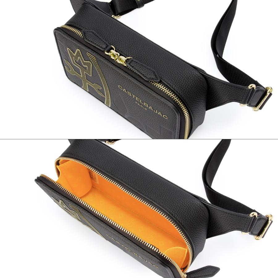 最大50% 1/25限定 カステルバジャック ボディバッグ ウエストバッグ メンズ ブランド レザー 本革 斜めがけ 小さめ ミニ カヌレ CASTELBAJAC CANNELE 035921 | CASTELBAJAC | 11