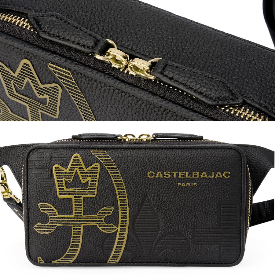最大50% 1/25限定 カステルバジャック ボディバッグ ウエストバッグ メンズ ブランド レザー 本革 斜めがけ 小さめ ミニ カヌレ CASTELBAJAC CANNELE 035921 | CASTELBAJAC | 08