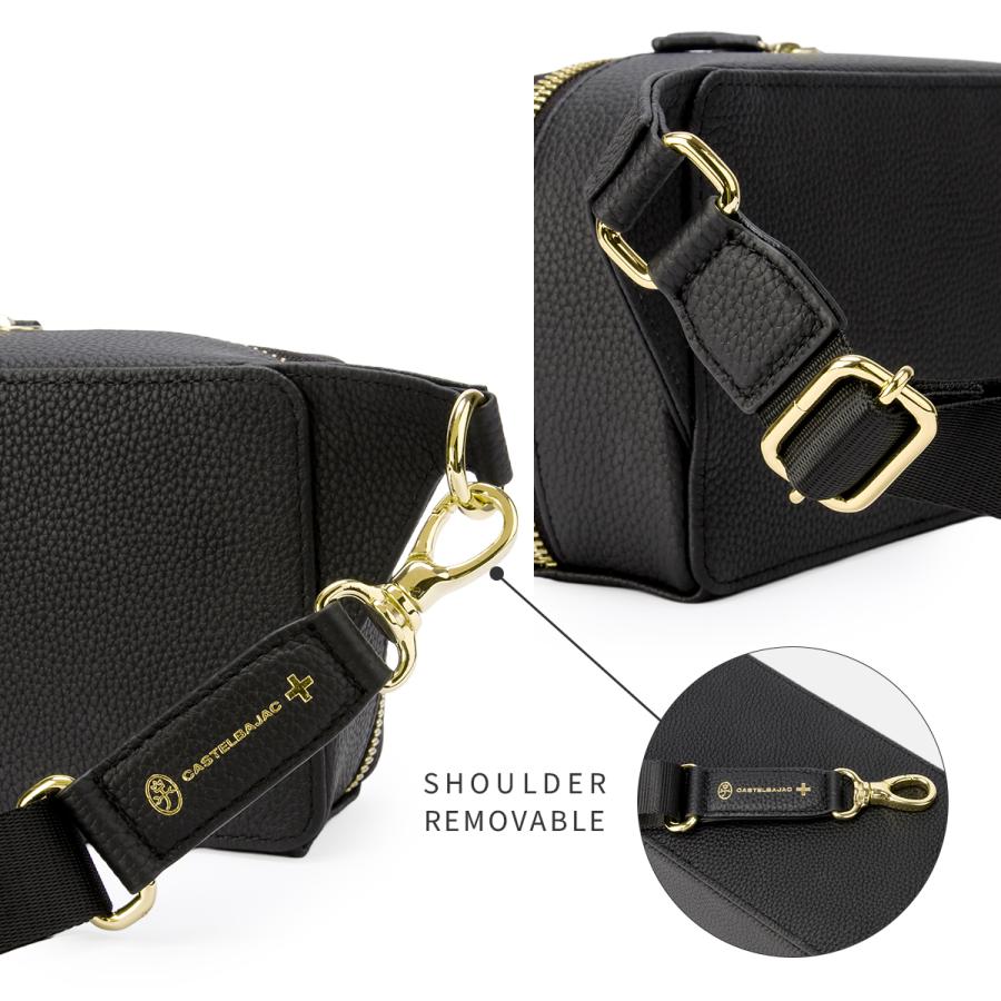 最大50% 1/25限定 カステルバジャック ボディバッグ ウエストバッグ メンズ ブランド レザー 本革 斜めがけ 小さめ ミニ カヌレ CASTELBAJAC CANNELE 035921 | CASTELBAJAC | 09
