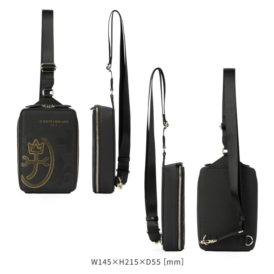 最大51% 4/22限定 カステルバジャック ボディバッグ ワンショルダーバッグ メンズ ブランド レザー 本革 斜めがけ 小さめ カヌレ CASTELBAJAC CANNELE 035922 | CASTELBAJAC | 06