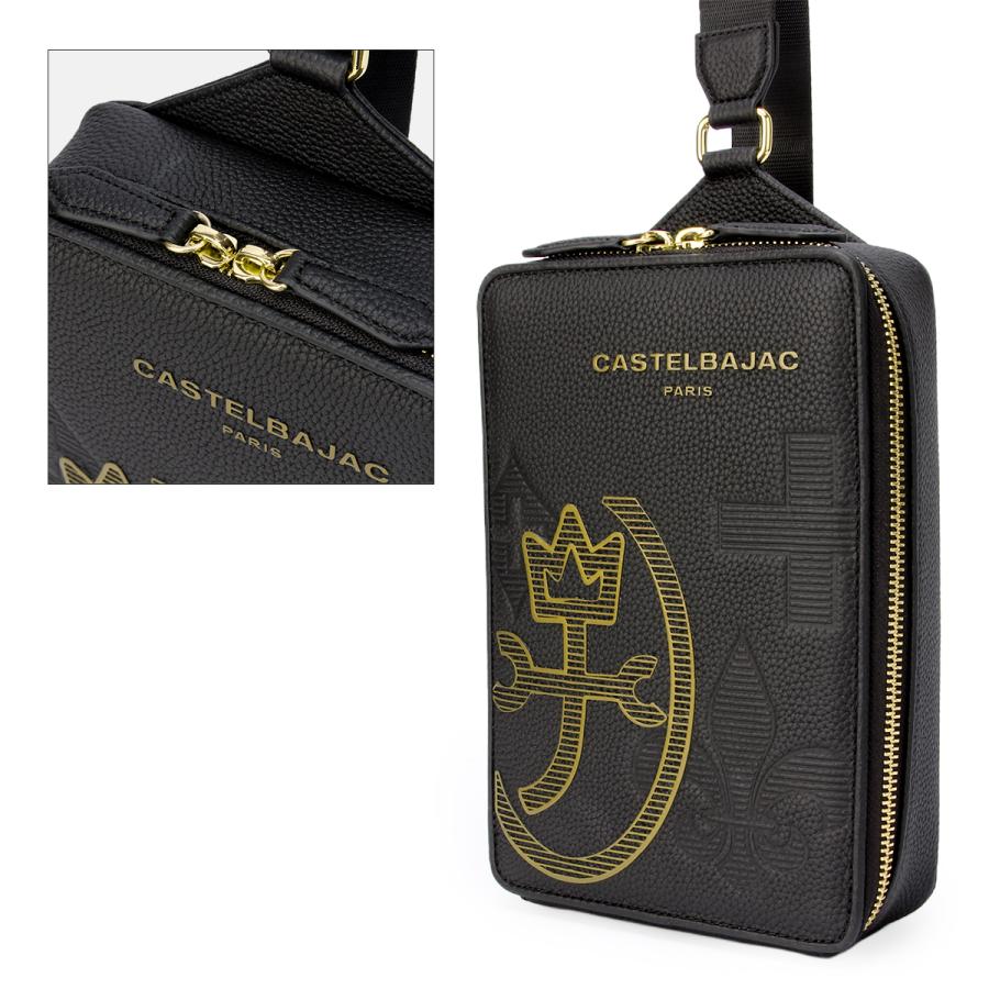カステルバジャック ボディバッグ ワンショルダーバッグ メンズ ブランド レザー 本革 斜めがけ 小さめ カヌレ CASTELBAJAC CANNELE 035922 | CASTELBAJAC | 08