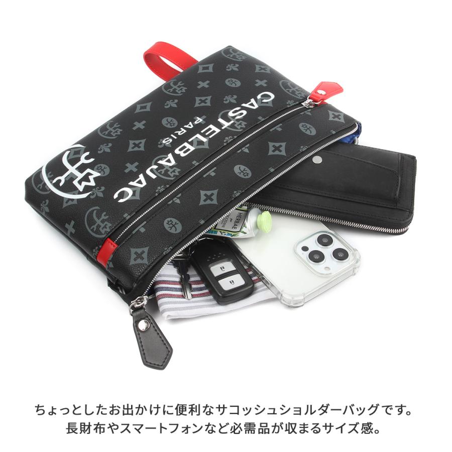 最大55% 1/30から カステルバジャック バッグ ショルダーバッグ メンズ サシャ CASTELBAJAC 48121 | CASTELBAJAC | 10