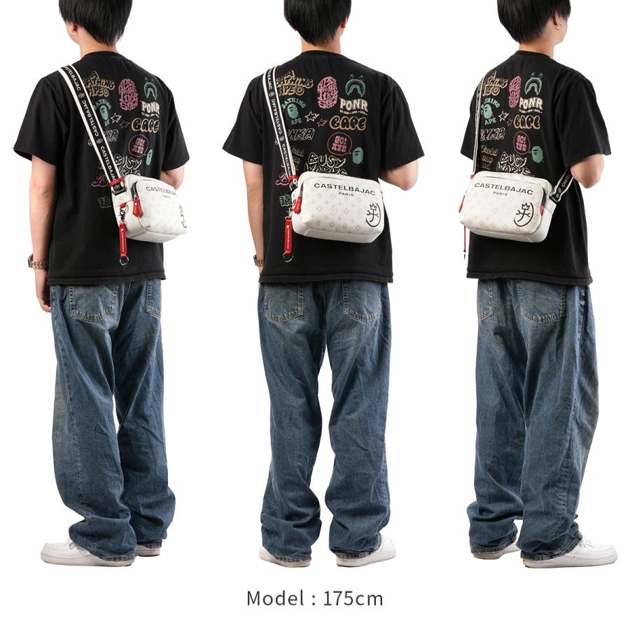 カステルバジャック バッグ ショルダーバッグ メンズ サシャ 小さめ クリスマス限定カラー CASTELBAJAC 48122 | CASTELBAJAC | 10