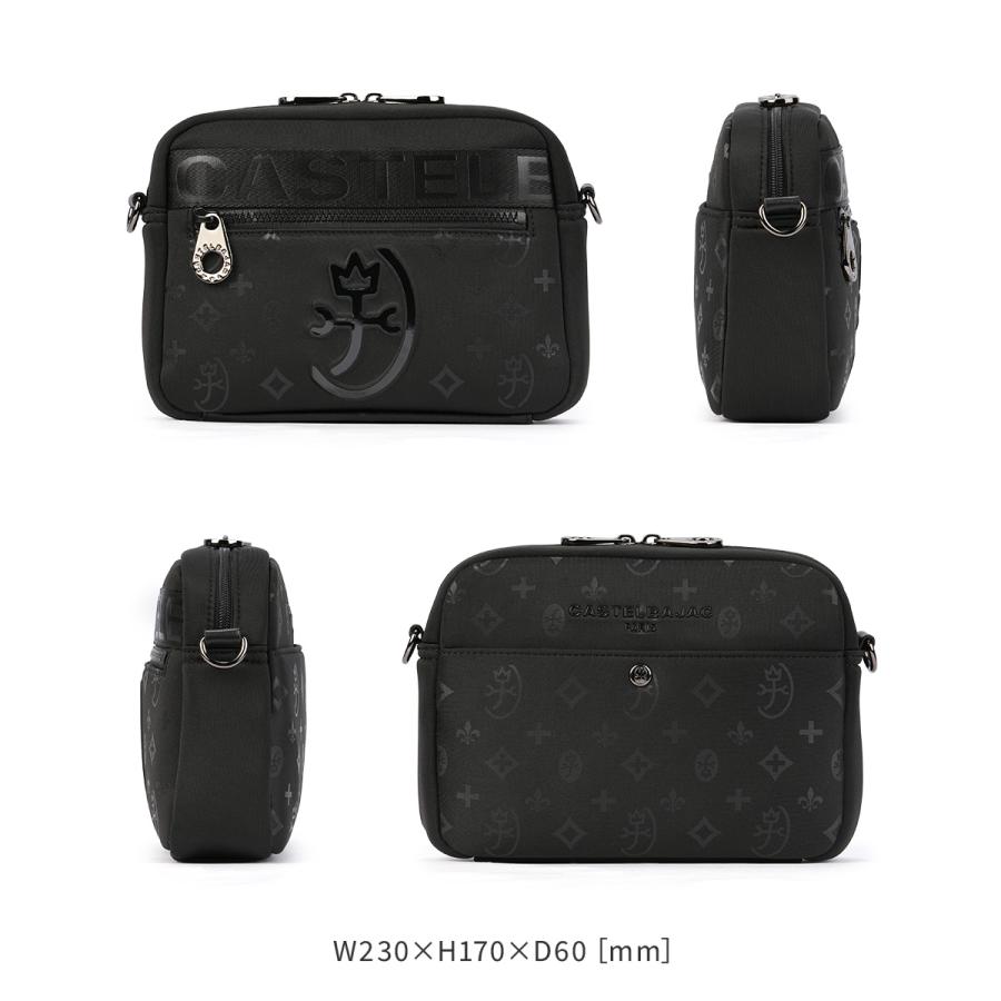 最大42% 12/28限定 カステルバジャック ショルダーバッグ メンズ ブランド 横型 薄型 薄マチ スリム 小さめ 斜めがけ ミニ A5 ウェット CASTELBAJAC WET 060151 | CASTELBAJAC | 05