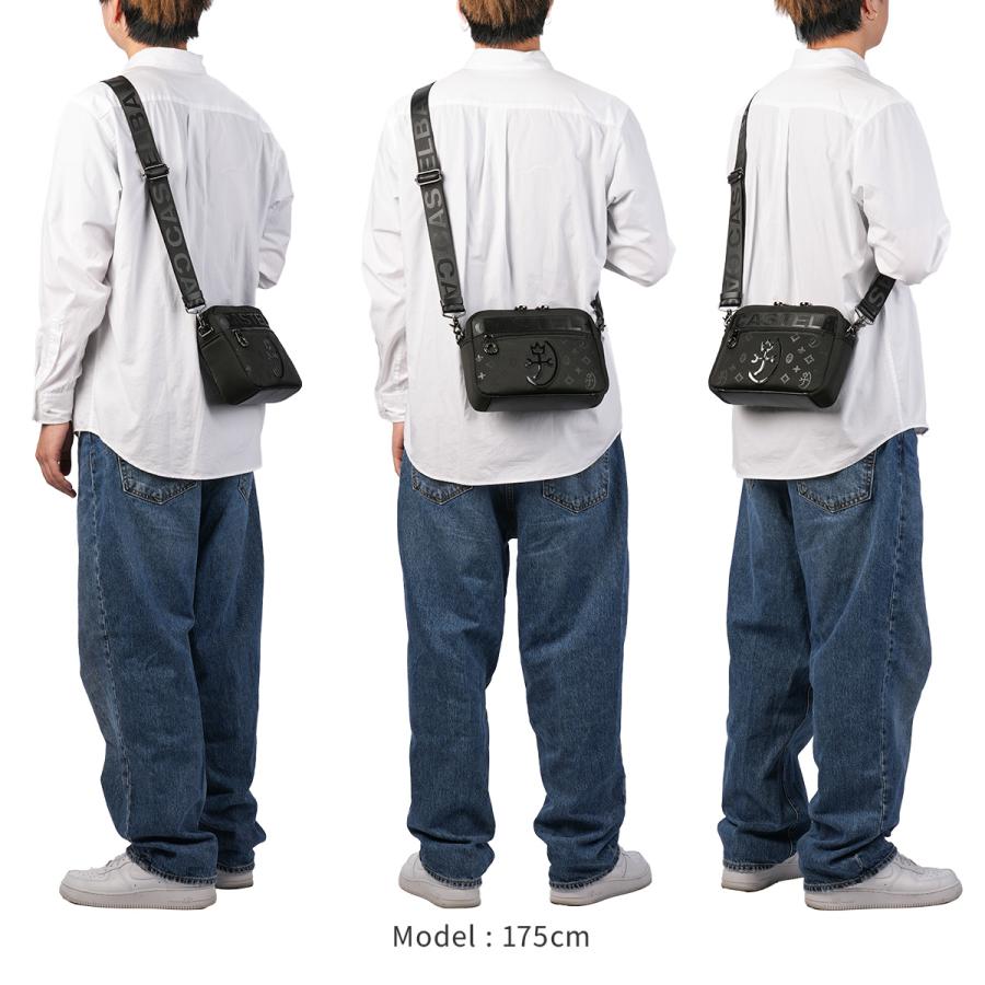 最大42% 12/28限定 カステルバジャック ショルダーバッグ メンズ ブランド 横型 薄型 薄マチ スリム 小さめ 斜めがけ ミニ A5 ウェット CASTELBAJAC WET 060151 | CASTELBAJAC | 06