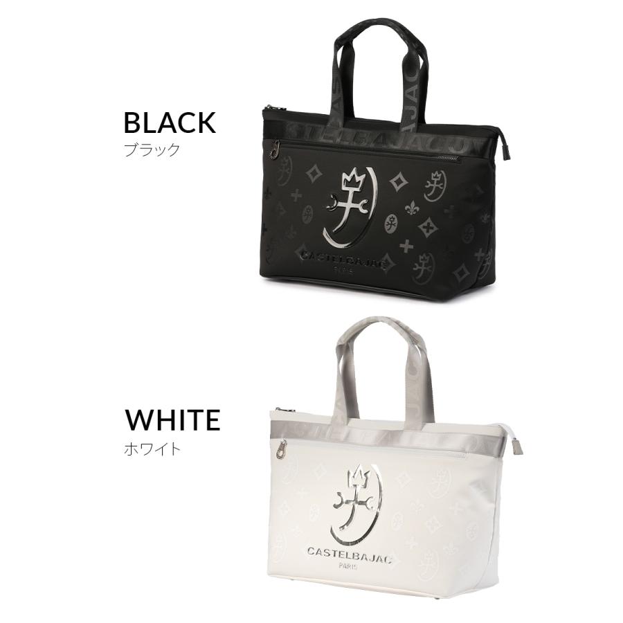 CASTELBAJAC トートバッグ 黒/ホワイト CASTELBAJAC 最大46% 10/22限定 カステルバジャック トート