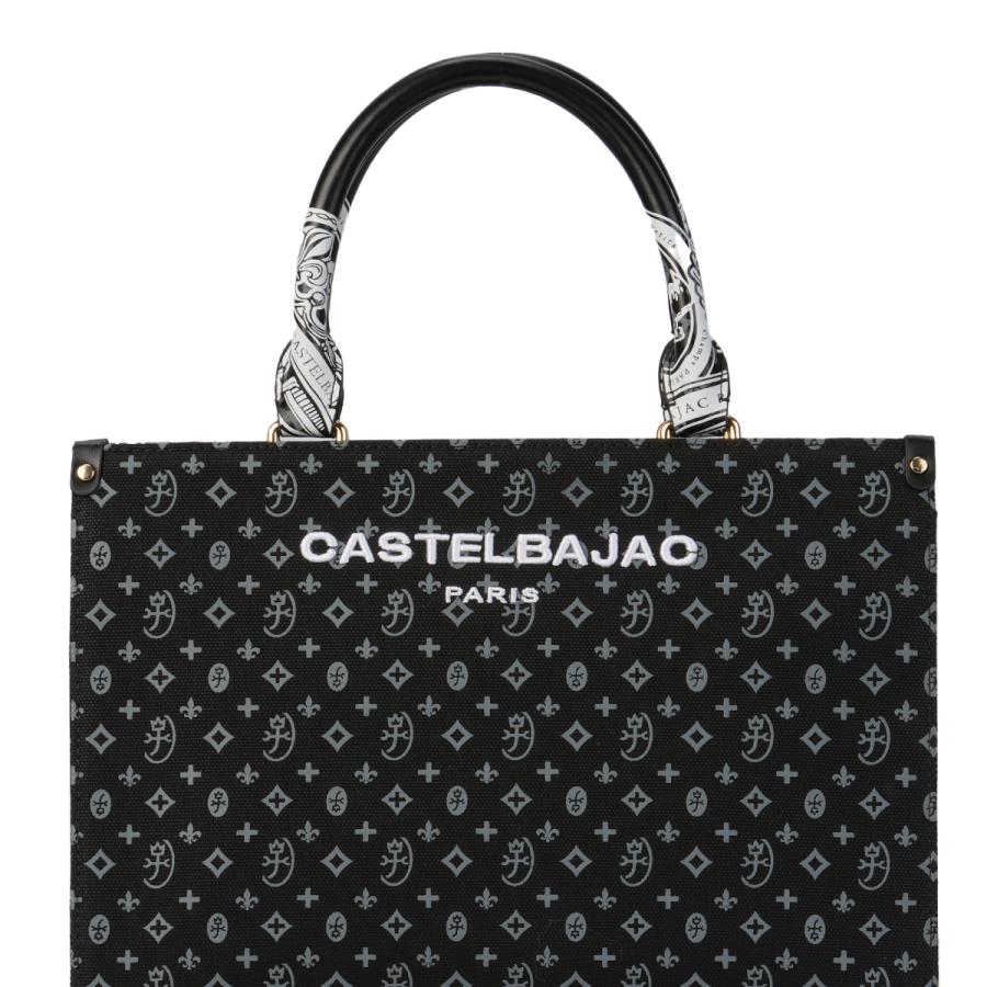 美品　CASTELBAJAC トートバッグ　ハンドバッグ　ブラック　総柄 CASTELBAJAC 最大51% 10/19限定 カステルバジャック トート