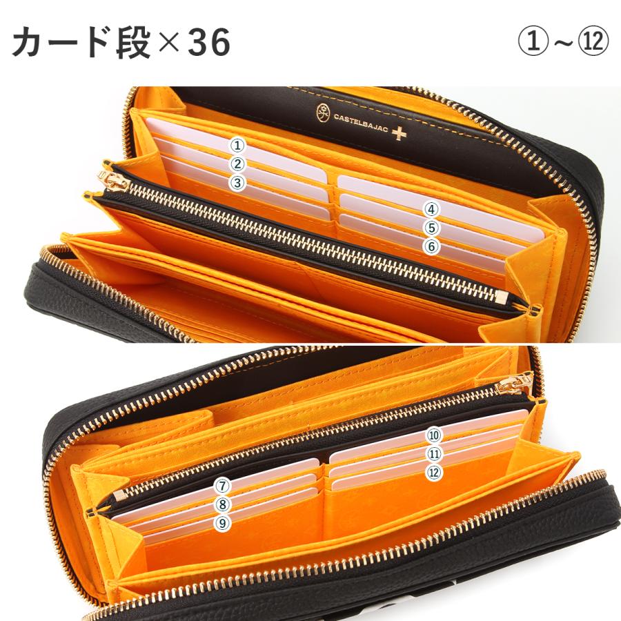 最大51% 4/26限定 カステルバジャック クレア 財布 長財布 ラウンドファスナー メンズ レディース 本革 大容量 CASTELBAJAC Claire 068634 | CASTELBAJAC | 14