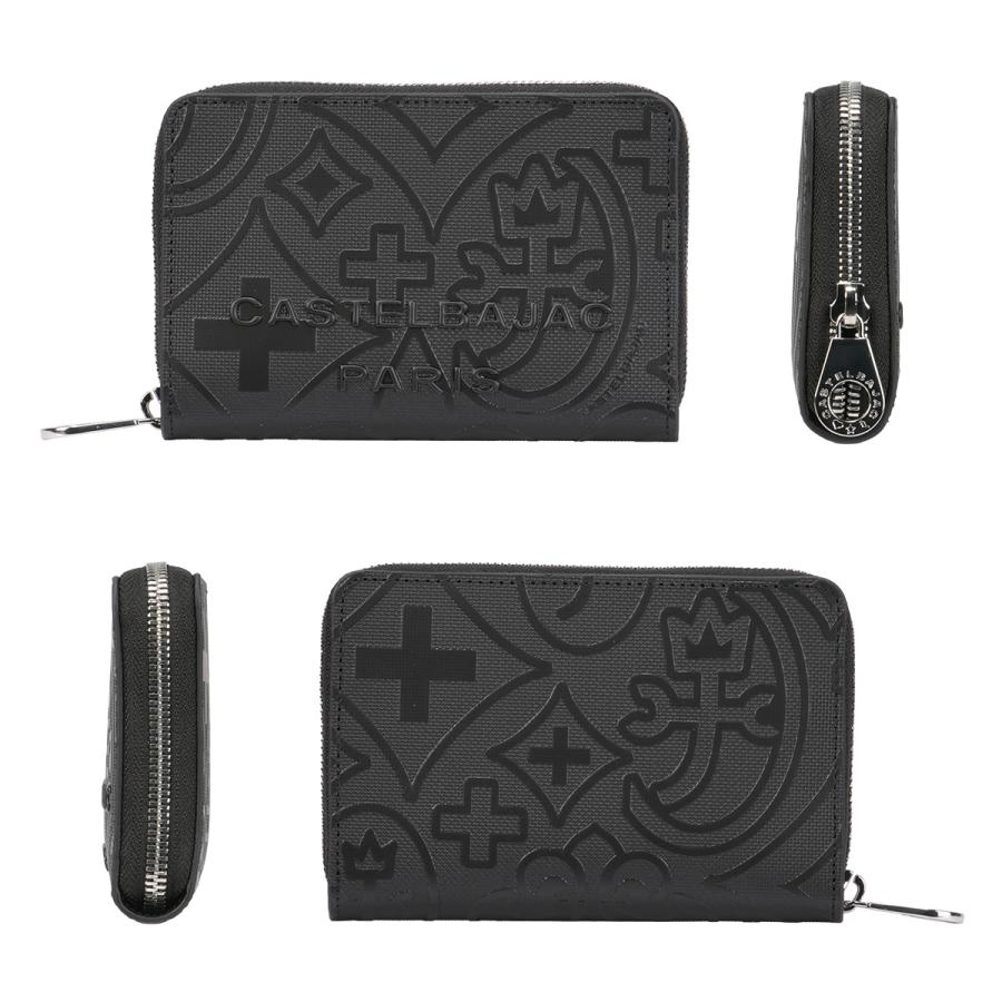 最大55% 1/30から カステルバジャック ミカ ミドル財布 二つ折り財布 メンズ レディース ブランド レザー 本革 ラウンドファスナー CASTELBAJAC mica 070614 | CASTELBAJAC | 05