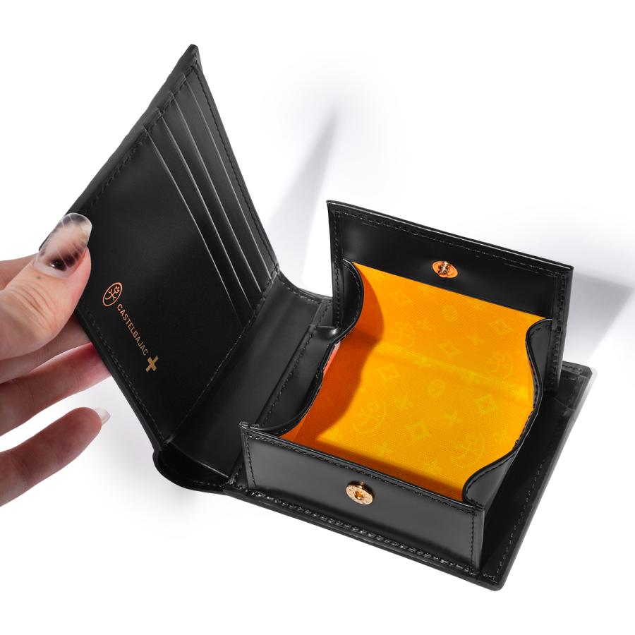 【新品未使用】CASTELBAJAC レザー　二つ折り財布 CASTELBAJAC（カステルバジャック） 最大50% 5/15限定 シテ 財布 二