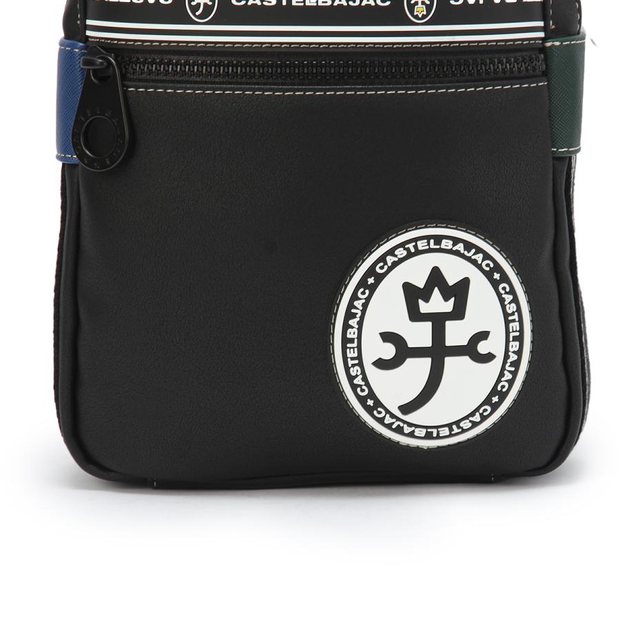 【美品】カステルパジャック ストライプ ボディバッグ CASTELBAJAC（カステルバジャック） 最大51% 5/3限定 ルックス ボディ