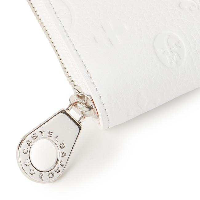 ★未使用★CASTELBAJAC カステルバジャック 長財布 ホワイト 牛革 CASTELBAJAC 最大51% 9/23限定 カステルバジャック 財布 長財布