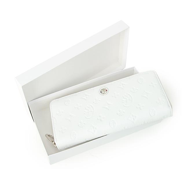 ★未使用★CASTELBAJAC カステルバジャック 長財布 ホワイト 牛革 CASTELBAJAC 最大51% 9/23限定 カステルバジャック 財布 長財布