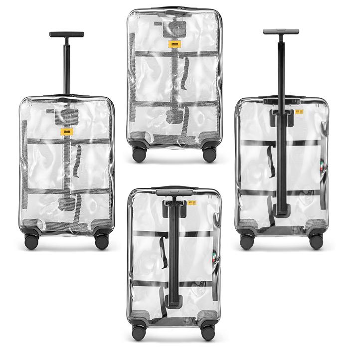 最大53% 4/17から クラッシュバゲージ スーツケース Mサイズ 65L 軽量 透明 スケルトン シェアクリア CRASH BAGGAGE CB142 5年保証 | CRASH BAGGAGE | 05