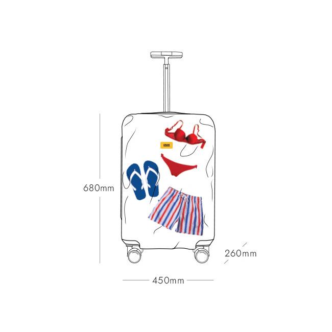 最大53% 4/17から クラッシュバゲージ スーツケース Mサイズ 65L 軽量 透明 スケルトン シェアクリア CRASH BAGGAGE CB142 5年保証 | CRASH BAGGAGE | 06