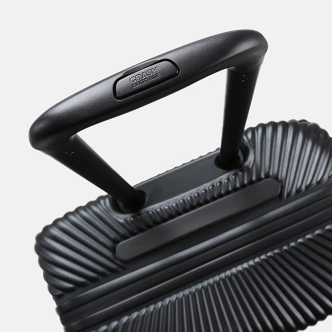 最大51% 12/28限定 クラッシュバゲージ スーツケース Mサイズ 65L 軽量 ストライプ デコボコ CRASH BAGGAGE CB152 2年保証 | CRASH BAGGAGE | 16