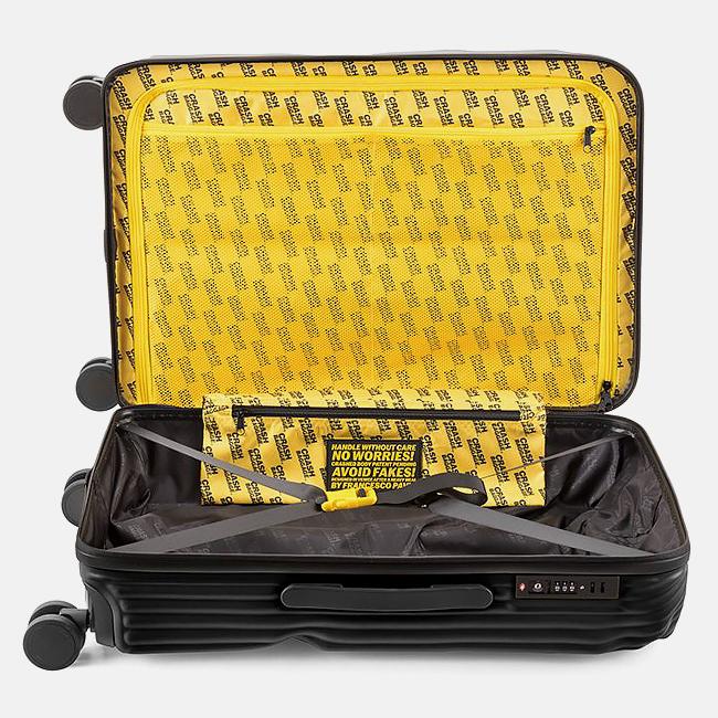 最大51% 4/22限定 クラッシュバゲージ スーツケース Mサイズ 65L 軽量 ストライプ デコボコ CRASH BAGGAGE CB152 2年保証 | CRASH BAGGAGE | 12