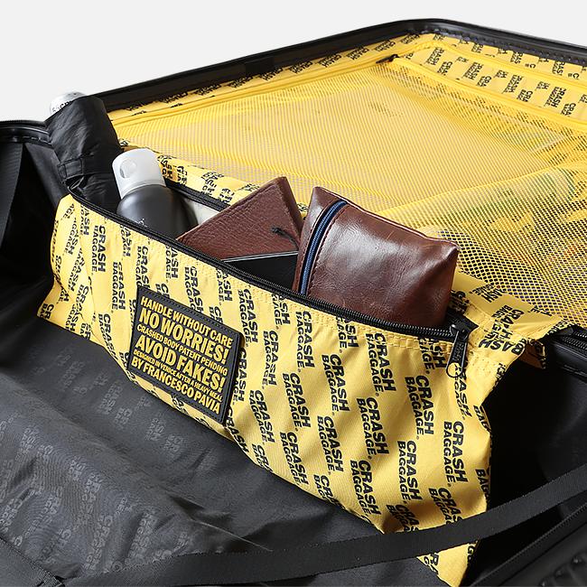 最大51% 1/19限定 クラッシュバゲージ スーツケース LLサイズ 100L 軽量 大容量 長期滞在用 ストライプ デコボコ CRASH BAGGAGE CB153 2年保証 | CRASH BAGGAGE | 13