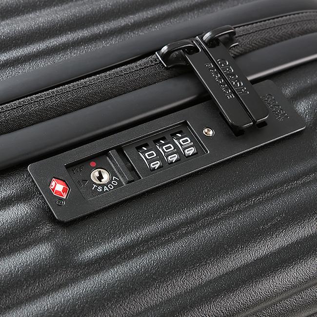 最大51% 1/19限定 クラッシュバゲージ スーツケース LLサイズ 100L 軽量 大容量 長期滞在用 ストライプ デコボコ CRASH BAGGAGE CB153 2年保証 | CRASH BAGGAGE | 18