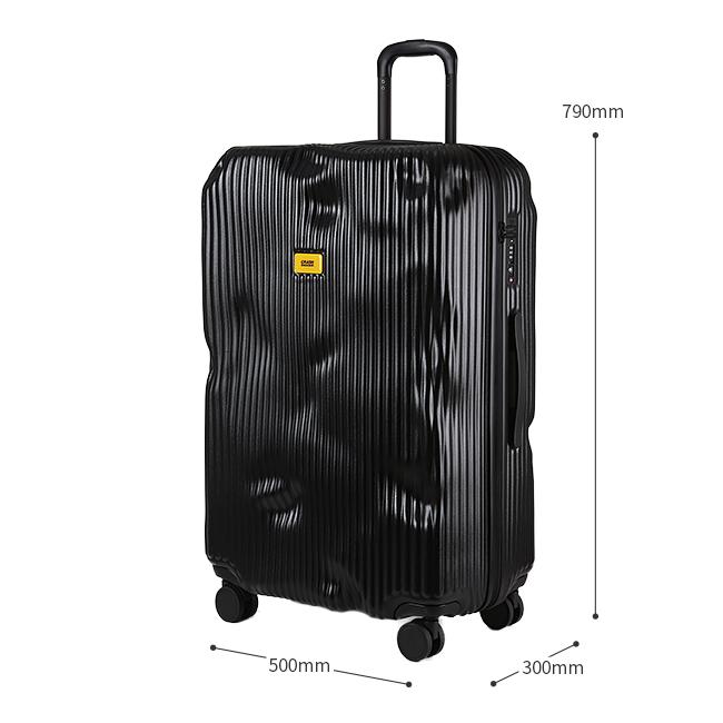 最大51% 1/19限定 クラッシュバゲージ スーツケース LLサイズ 100L 軽量 大容量 長期滞在用 ストライプ デコボコ CRASH BAGGAGE CB153 2年保証 | CRASH BAGGAGE | 06