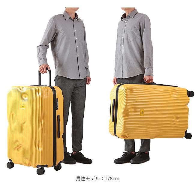 最大51% 4/22限定 クラッシュバゲージ スーツケース LLサイズ 100L 軽量 大容量 長期滞在用 ストライプ デコボコ CRASH BAGGAGE CB153 2年保証 | CRASH BAGGAGE | 08