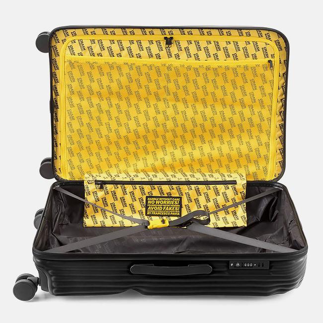 最大51% 1/19限定 クラッシュバゲージ スーツケース LLサイズ 100L 軽量 大容量 長期滞在用 ストライプ デコボコ CRASH BAGGAGE CB153 2年保証 | CRASH BAGGAGE | 12