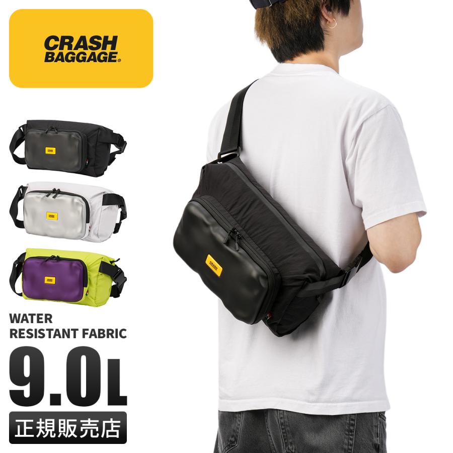 最大51% 12/28限定 クラッシュバゲージ ウエストバッグ ボディバッグ メンズ ブランド 斜めがけバッグ 撥水 軽量 CRASH BAGGAGE CB327 | CRASH BAGGAGE