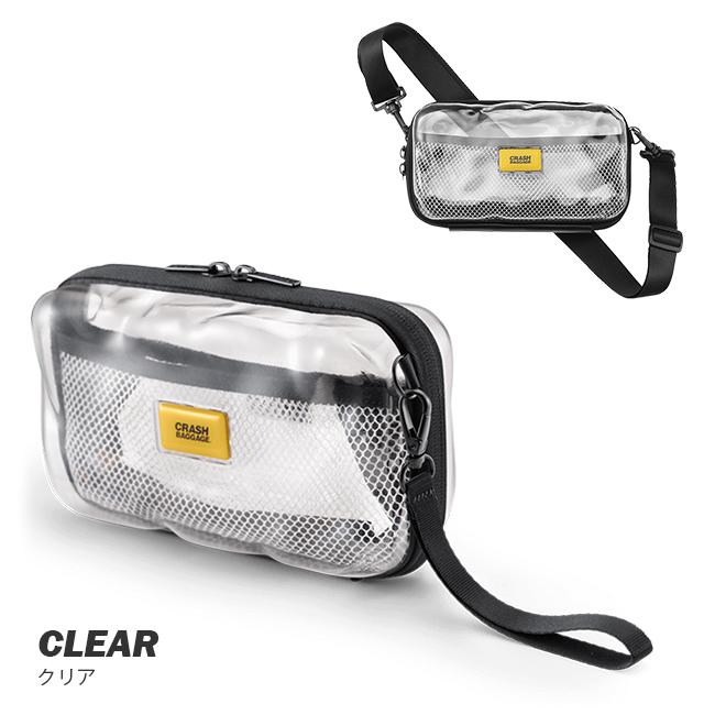 最大51% 1/19限定 クラッシュバゲージ ショルダーバッグ ポーチ クリア スケルトン ミニ 小さめ CRASH BAGGAGE cb370 | CRASH BAGGAGE | 07