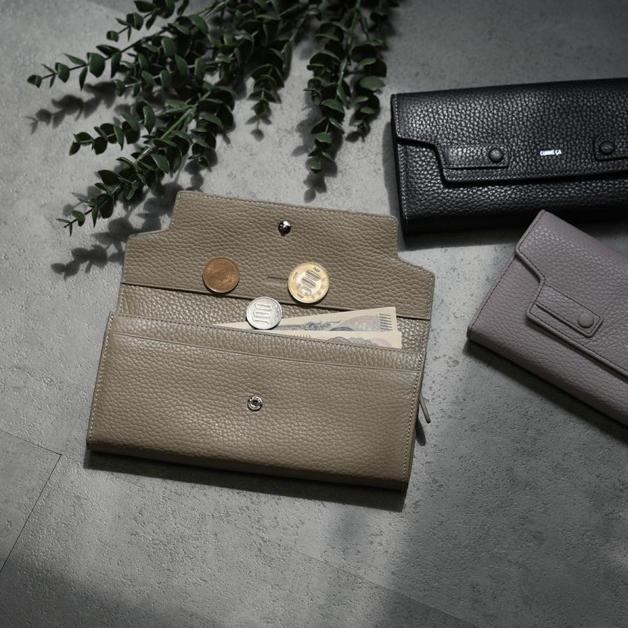 最大51% 3/11限定 コムサ 長財布 レディース ブランド レザー 本革 大容量 大きめ 薄型 薄い財布 かぶせタイプ ロングウォレット ボンシック COMME CA 74685 | COMME CA | 12