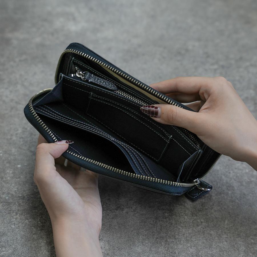 コムサ 長財布 レディース ブランド レザー 本革 大容量 大きめ ラウンドファスナー ロングウォレット ボンシック COMME CA 74686 | COMME CA | 15