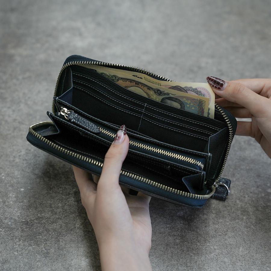 最大55% 2/1まで コムサ 長財布 レディース ブランド レザー 本革 大容量 大きめ ラウンドファスナー ロングウォレット ボンシック COMME CA 74686 | COMME CA | 18