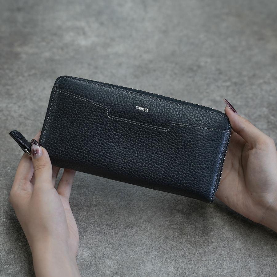 最大55% 2/1まで コムサ 長財布 レディース ブランド レザー 本革 大容量 大きめ ラウンドファスナー ロングウォレット ボンシック COMME CA 74686 | COMME CA | 13