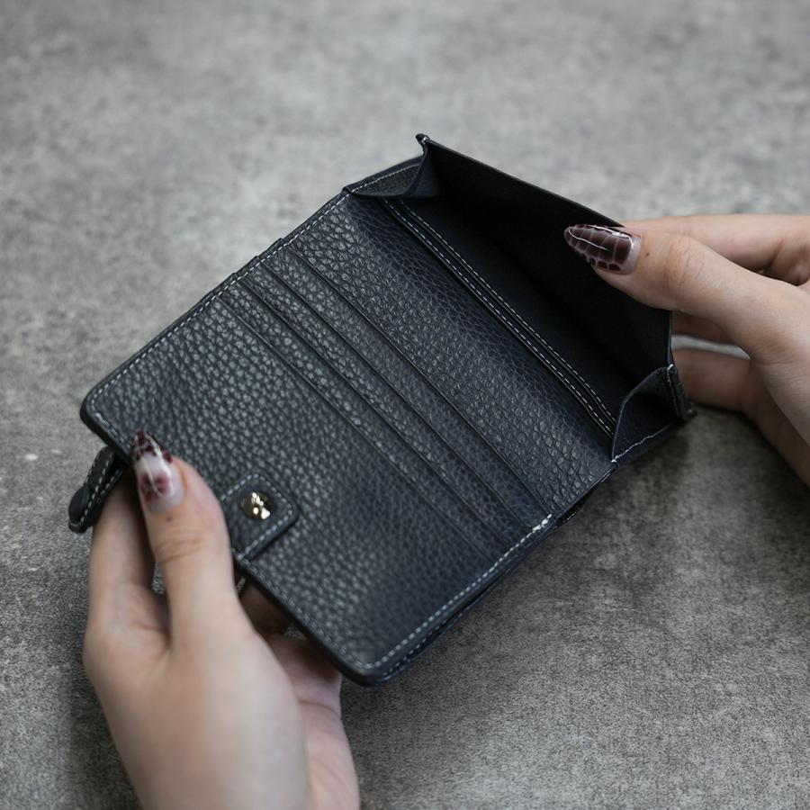 最大37% 2/19限定 コムサ 二つ折り財布 ミニ財布 レディース ブランド レザー 本革 軽量 小さい財布 コンパクトウォレット ボンシック COMME CA 74731 | COMME CA | 16