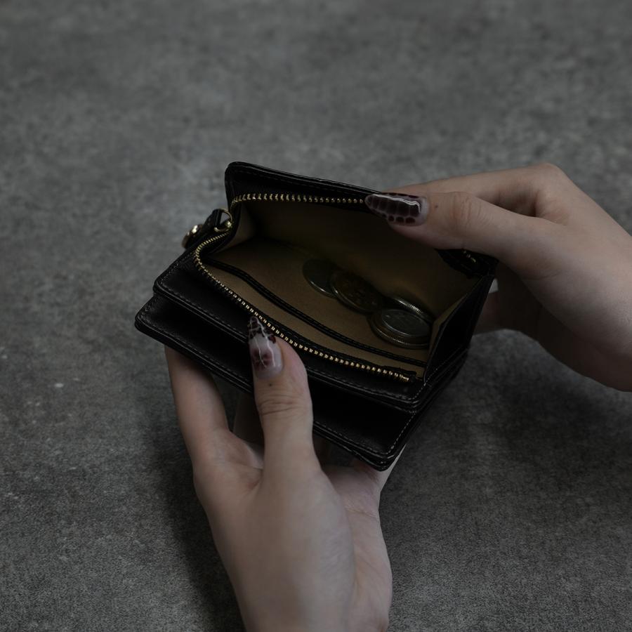 最大51% 3/8限定 コムサ 二つ折り財布 ミニ財布 レディース ブランド レザー 本革 軽量 小さい財布 コンパクトウォレット レジェ COMME CA 74826 | COMME CA | 13