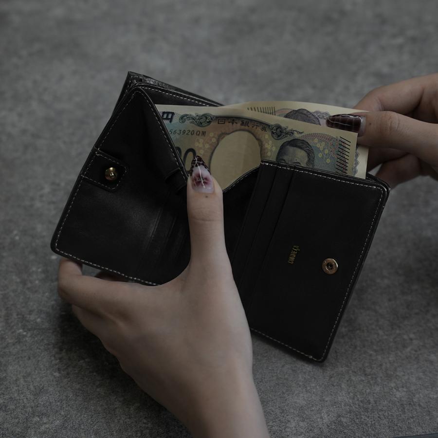 最大51% 3/8限定 コムサ 二つ折り財布 ミニ財布 レディース ブランド レザー 本革 軽量 小さい財布 コンパクトウォレット レジェ COMME CA 74826 | COMME CA | 14