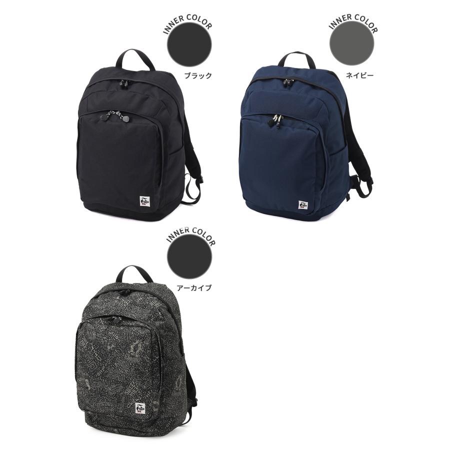 最大44% 3/1まで チャムス リュック 26L 大容量 軽量 男子 女子 中学生 高校生 黒 通学 部活 大きめ スクールバッグ A4 リサイクルバッグ CHUMS CH60-3846 | CHUMS | 02