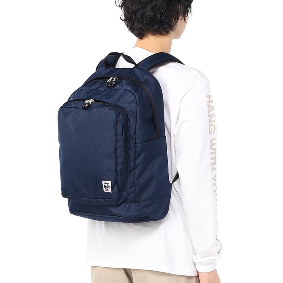 最大44% 3/1まで チャムス リュック 26L 大容量 軽量 男子 女子 中学生 高校生 黒 通学 部活 大きめ スクールバッグ A4 リサイクルバッグ CHUMS CH60-3846 | CHUMS | 04