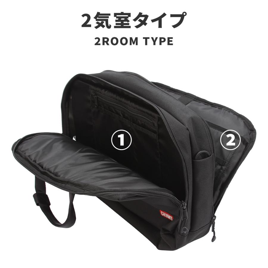 最大46% 1/8限定 チャムス 3WAY ビジネスバッグ ブリーフケース リュック メンズ 15L A4 B4 CHUMS SLC CH60-3852 | CHUMS | 04