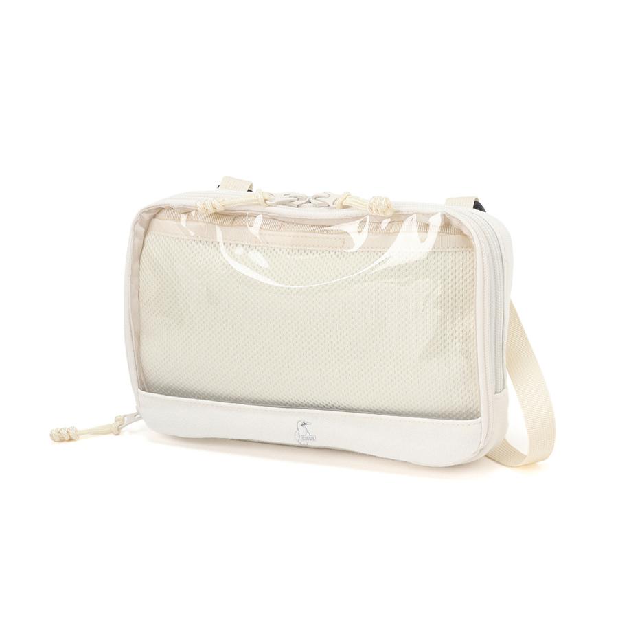 最大44% 3/1まで チャムス ショルダーバッグ 推し活 痛バ 痛バッグ オタク オタ活 透明 ぬいぐるみ 2.5L CHUMS Clear Pocket Shoulder Bag Sweat CH60-3892 | CHUMS | 10