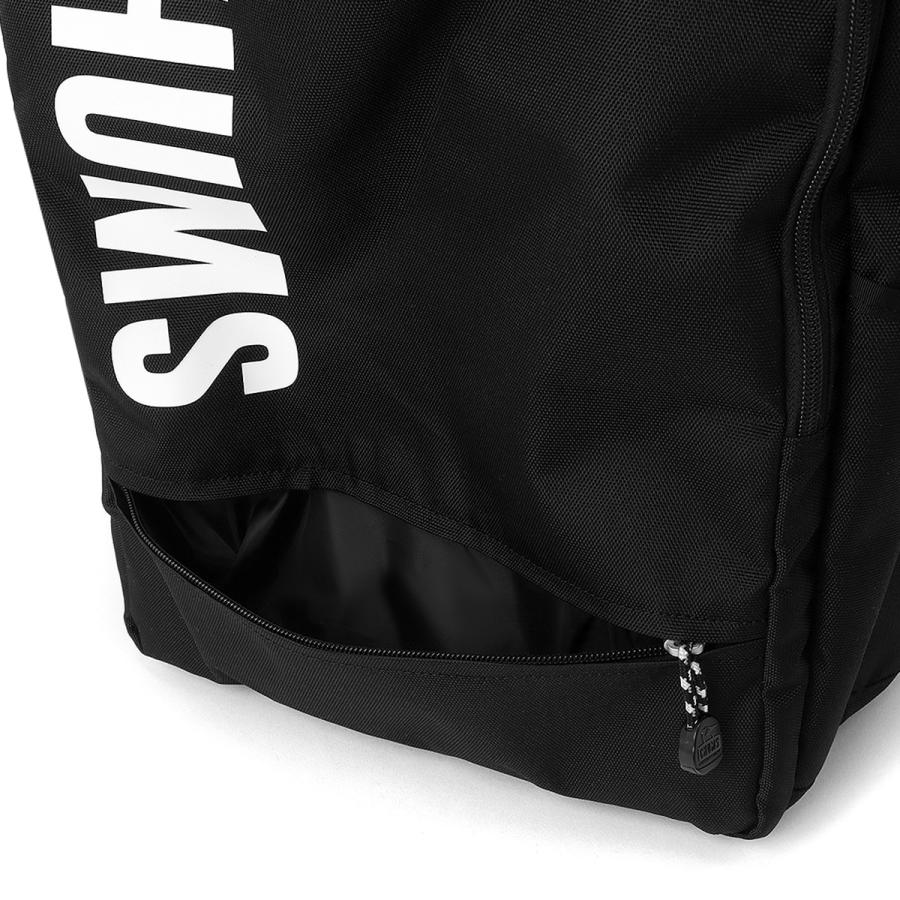 最大42% 2/8限定 チャムス リュック 28L 大容量 軽量 男子 女子 中学生 高校生 黒 スクエア ボックス型 スクールバッグ B4 リサイクルバッグ CHUMS CH60-3919 | CHUMS | 13