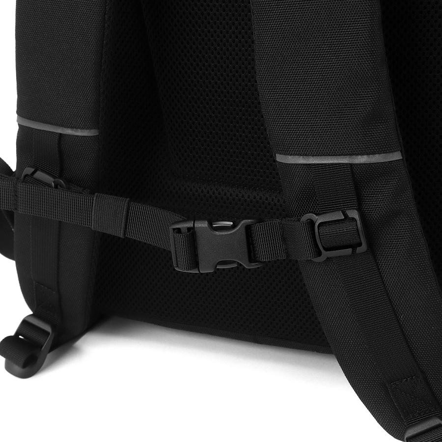 最大42% 2/8限定 チャムス リュック 28L 大容量 軽量 男子 女子 中学生 高校生 黒 スクエア ボックス型 スクールバッグ B4 リサイクルバッグ CHUMS CH60-3919 | CHUMS | 17