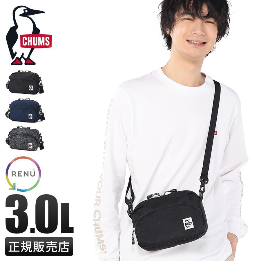 最大44% 3/22まで チャムス リサイクルバッグ ショルダーバッグ 3L メンズ レディース CHUMS RECYCLE BAG CH60-3966 | CHUMS