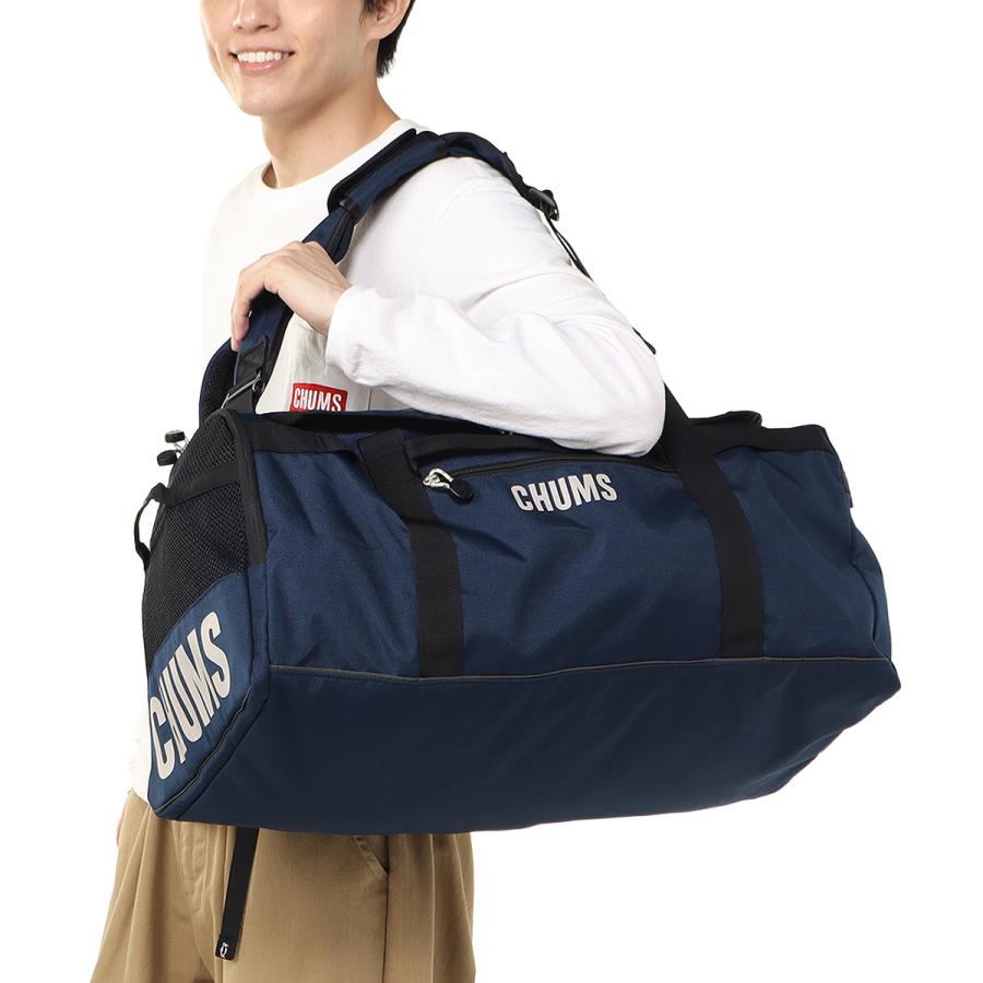 最大51% 3/11限定 チャムス 2WAYボストンバッグ メンズ レディース ブランド パッカブル ダッフルバッグ 軽量 旅行 出張 45L リサイクルバッグ CHUMS CH60-4019 | CHUMS | 08