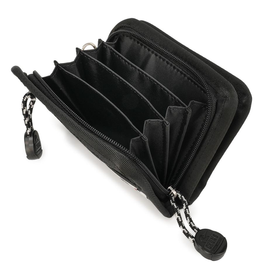 最大44% 3/1まで チャムス リサイクル 二つ折り財布 ラウンドファスナー CHUMS Recycle CH60-4065 | CHUMS | 15